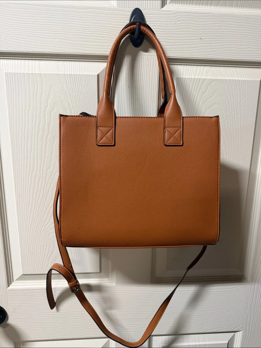 Wrangler Cognac Braided-Trim Tote
